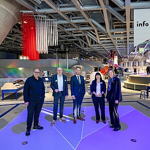 interaktive Installation Grenzlinien im phaeno Wolfsburg